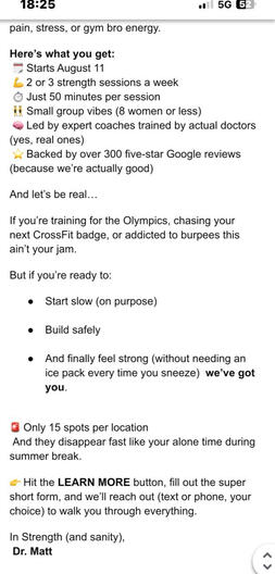 village fitness ad